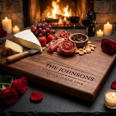 Established Family Name Anniversary Board, shown for anniversary gifts